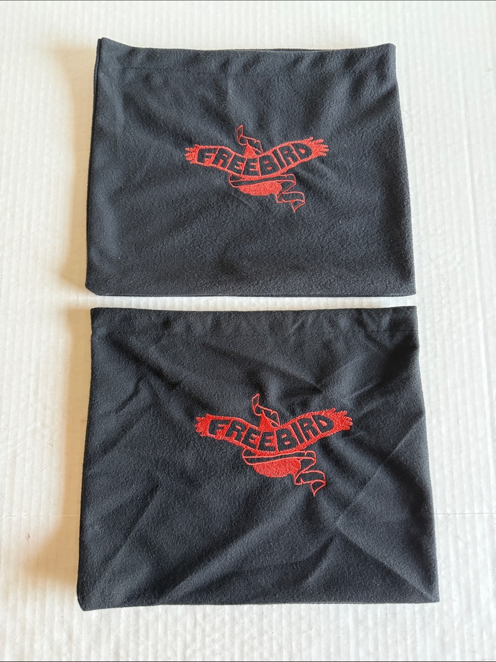 Freebird Black Fleece Dust Bags